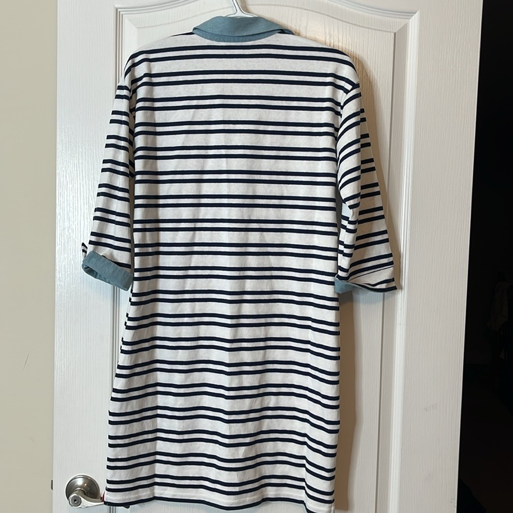 Southern Tide Carolina Stripe Shirt Dress Size Small - Picture 11 of 14